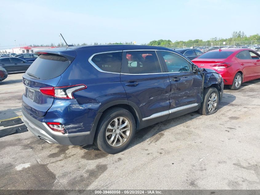 2020 Hyundai Santa Fe Se VIN: 5NMS23ADXLH255295 Lot: 39460058