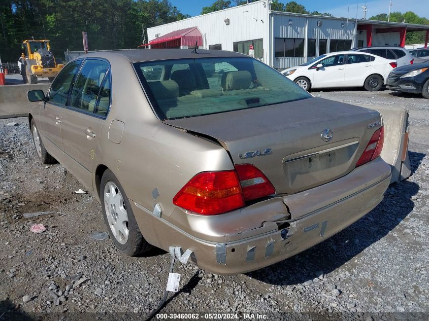 2003 Lexus Ls 430 VIN: JTHBN30F530121870 Lot: 39460062