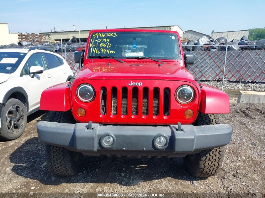 2010 Jeep Wrangler Unlimited Sahara VIN: 1J4BA5H17AL210749 Lot: 39460063