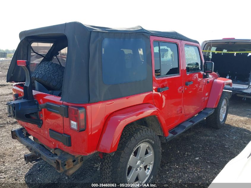 2010 Jeep Wrangler Unlimited Sahara VIN: 1J4BA5H17AL210749 Lot: 39460063