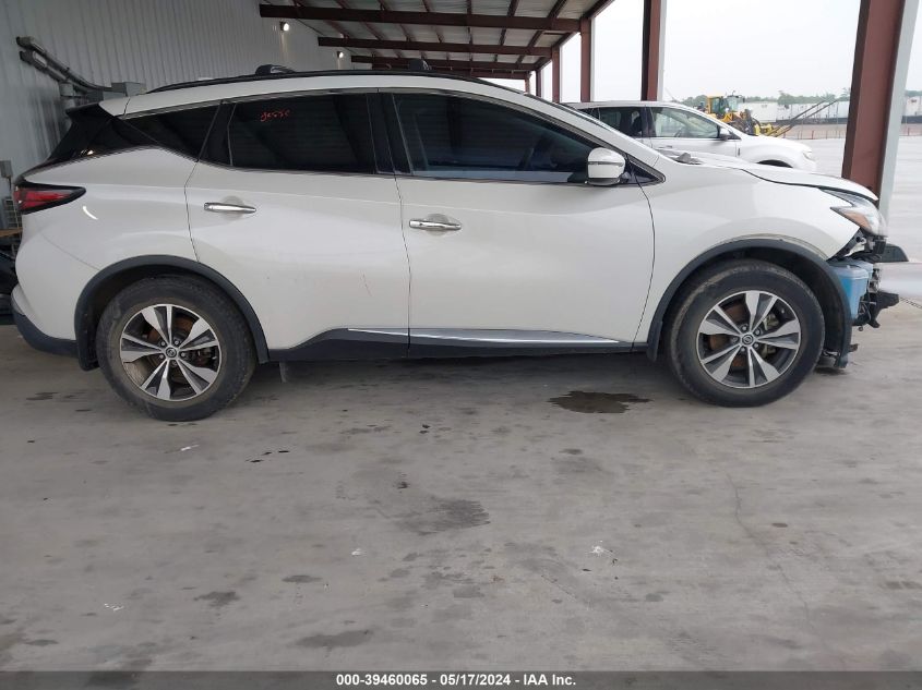 2019 Nissan Murano Sv VIN: 5N1AZ2MJ2KN127245 Lot: 39460065