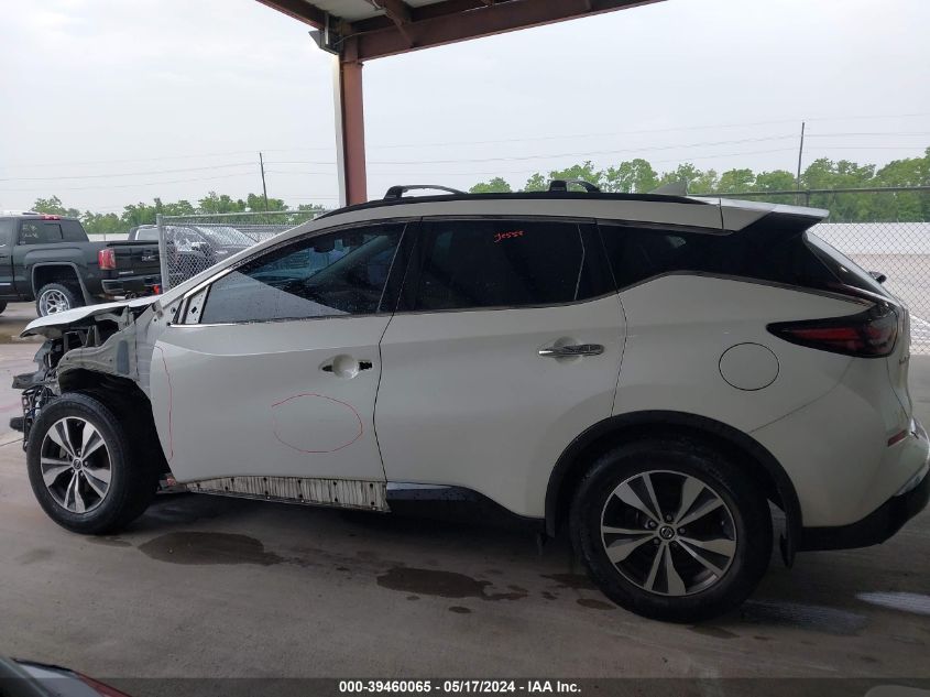 2019 Nissan Murano Sv VIN: 5N1AZ2MJ2KN127245 Lot: 39460065