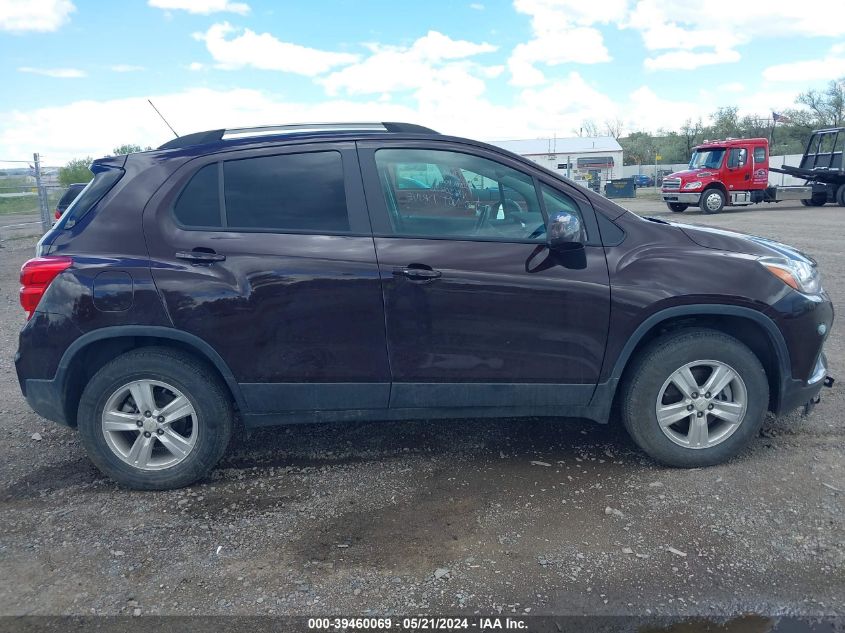 2022 Chevrolet Trax Awd Lt VIN: KL7CJPSM5NB546529 Lot: 39460069