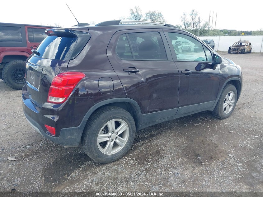 VIN KL7CJPSM5NB546529 2022 CHEVROLET TRAX AWD LT