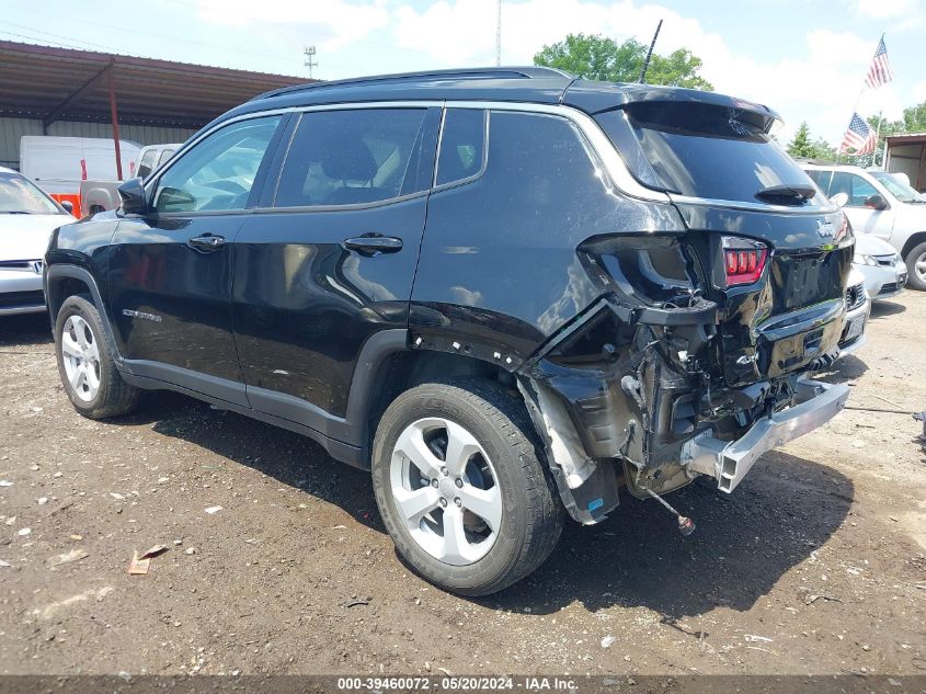 2022 Jeep Compass Latitude 4X4 VIN: 3C4NJDBB1NT136608 Lot: 39460072