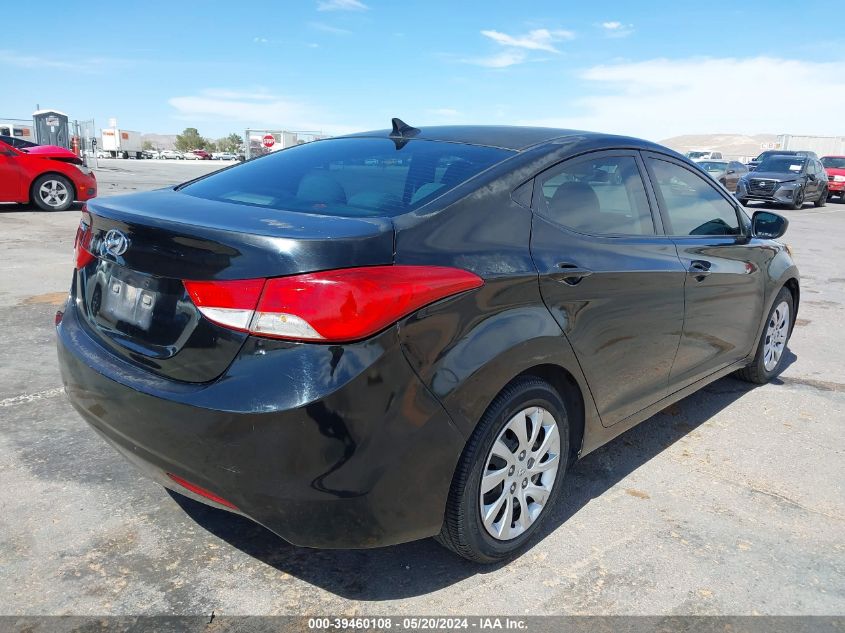 2011 Hyundai Elantra Gls VIN: 5NPDH4AE2BH036693 Lot: 39460108