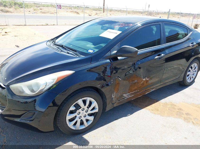 2011 Hyundai Elantra Gls VIN: 5NPDH4AE2BH036693 Lot: 39460108