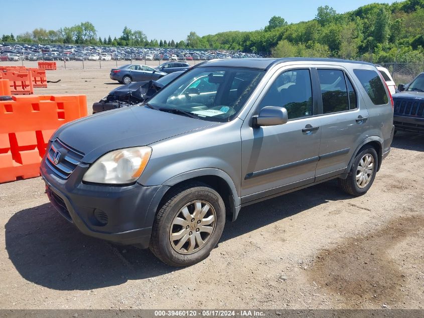 2006 Honda Cr-V Ex VIN: JHLRD68856C019517 Lot: 39460120