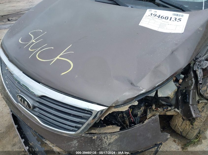 2013 Kia Sportage Lx VIN: KNDPB3A21D7426240 Lot: 39460135