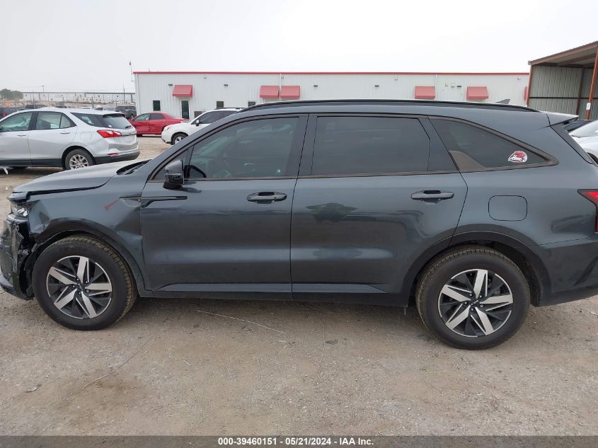 2022 Kia Sorento S VIN: 5XYRL4LCXNG147715 Lot: 39460151