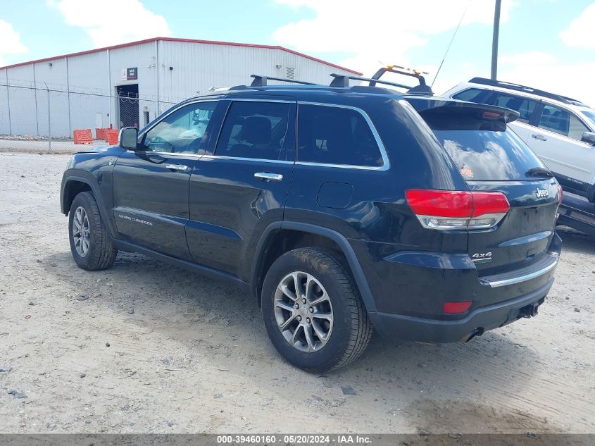 2014 Jeep Grand Cherokee Limited VIN: 1C4RJFBM7EC534125 Lot: 39460160