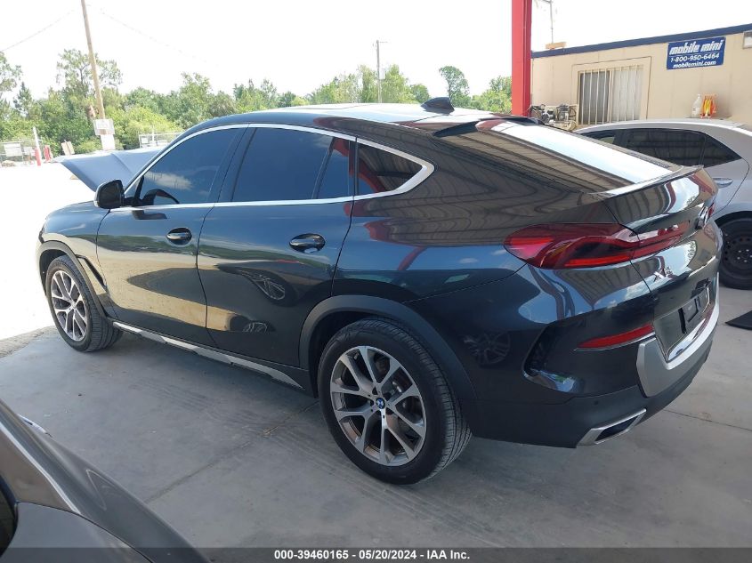 2021 BMW X6 Sdrive40I VIN: 5UXCY4C03M9F34895 Lot: 39460165