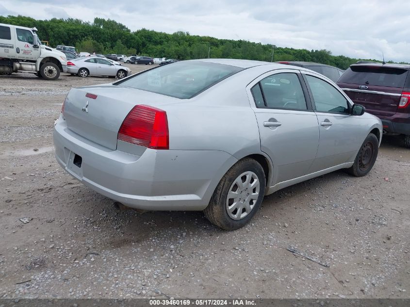 2006 Mitsubishi Galant Es/Se VIN: 4A3AB36F56E042894 Lot: 39460169