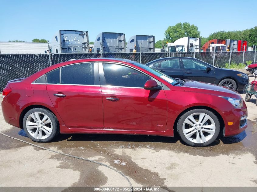 2015 Chevrolet Cruze Ltz VIN: 1G1PG5SB5F7282070 Lot: 39460172