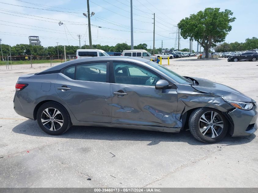 2021 Nissan Sentra Sv Xtronic Cvt VIN: 3N1AB8CV3MY249962 Lot: 39460173