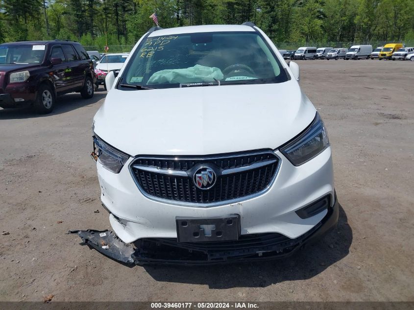 2019 Buick Encore Fwd Preferred VIN: KL4CJASB6KB736215 Lot: 39460177