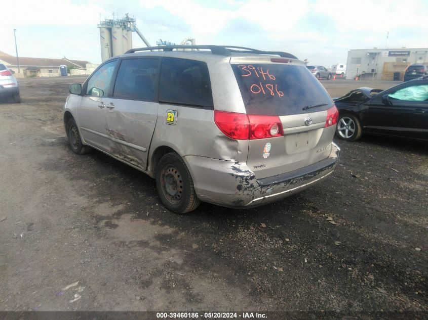 2007 Toyota Sienna Le VIN: 5TDZK23C67S027343 Lot: 39460186