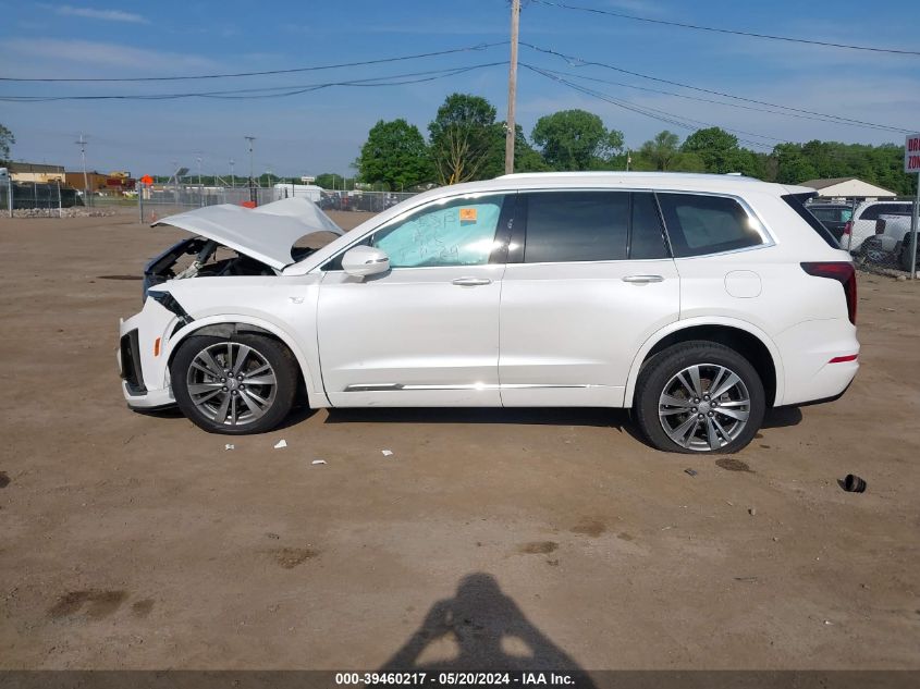 2021 Cadillac Xt6 Awd Premium Luxury VIN: 1GYKPDRS1MZ189639 Lot: 39460217