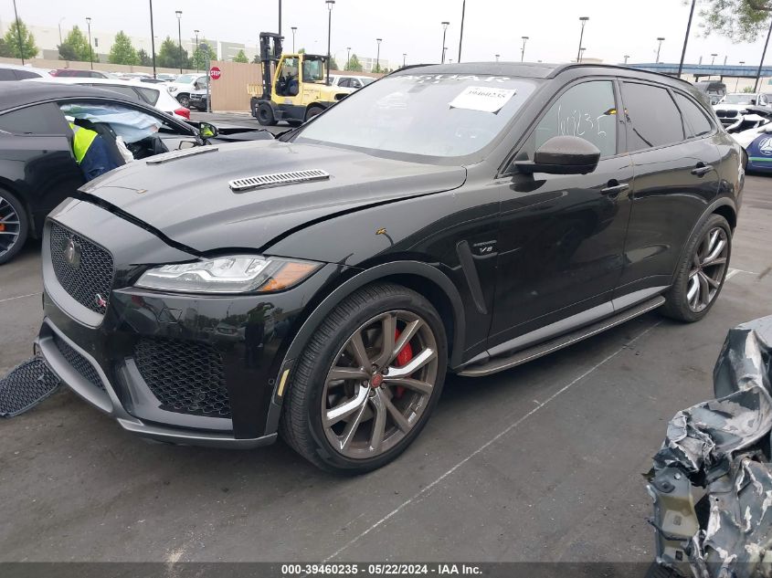 2019 Jaguar F-Pace Svr VIN: SADCZ2EE9KA606479 Lot: 39460235