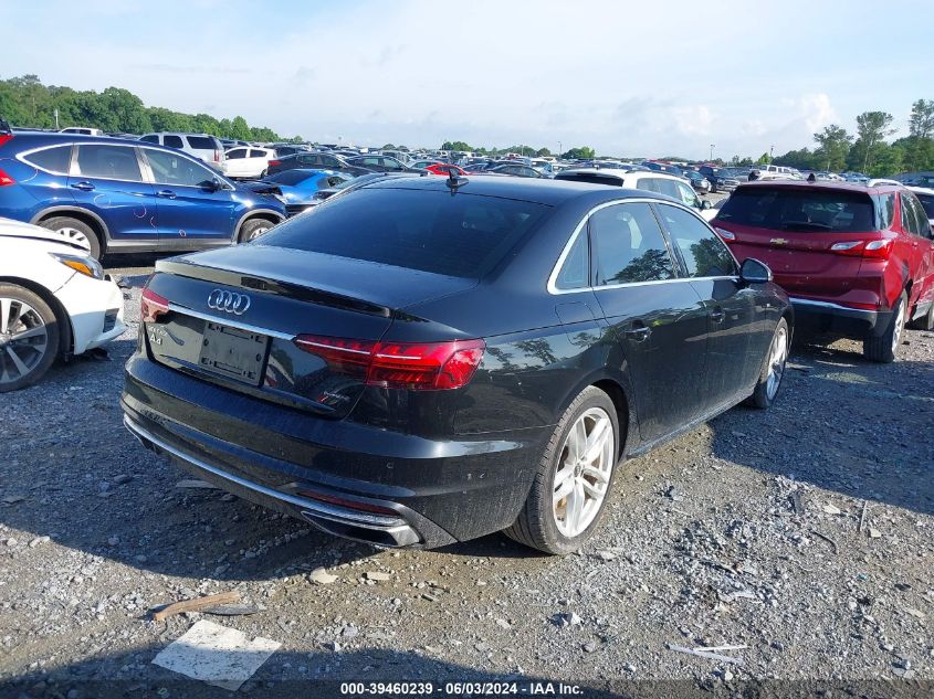 2023 Audi A4 Premium Plus 45 Tfsi S Line Quattro S Tronic VIN: WAUEAAF43PN006792 Lot: 39460239