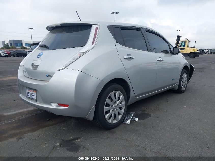 2017 Nissan Leaf S VIN: 1N4BZ0CP6HC310032 Lot: 39460240