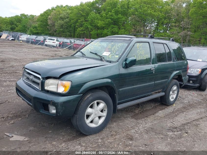 2001 Nissan Pathfinder Le VIN: JN8DR07Y01W527039 Lot: 39460255