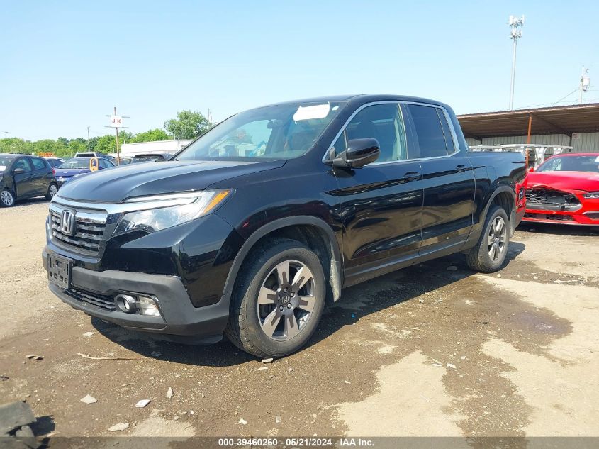 2017 Honda Ridgeline Rtl VIN: 5FPYK3F52HB020613 Lot: 39460260