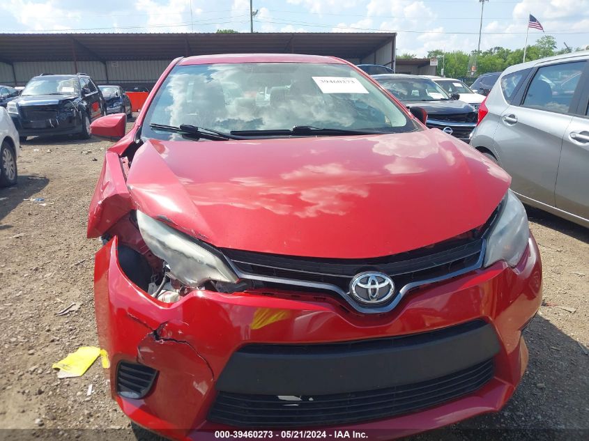 2015 Toyota Corolla Le VIN: 2T1BURHE9FC441495 Lot: 39460273