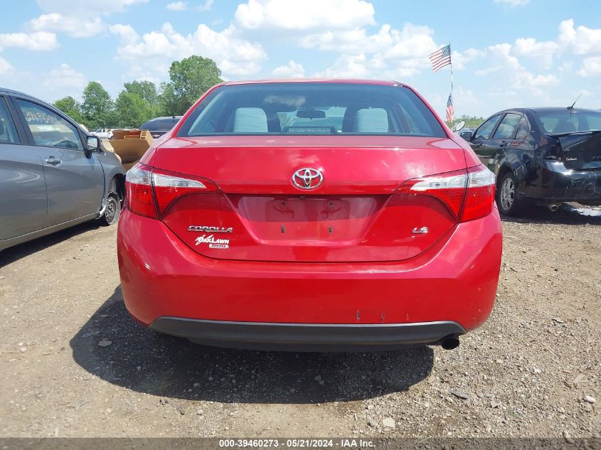 2015 Toyota Corolla Le VIN: 2T1BURHE9FC441495 Lot: 39460273