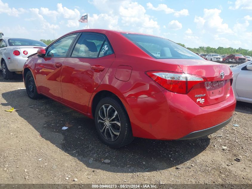 2015 Toyota Corolla Le VIN: 2T1BURHE9FC441495 Lot: 39460273