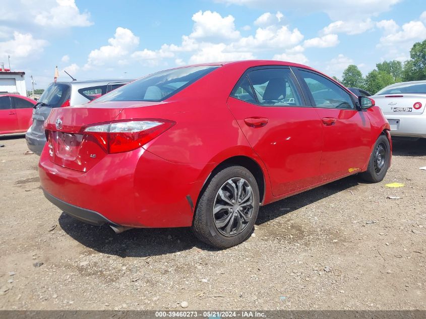 2015 Toyota Corolla Le VIN: 2T1BURHE9FC441495 Lot: 39460273