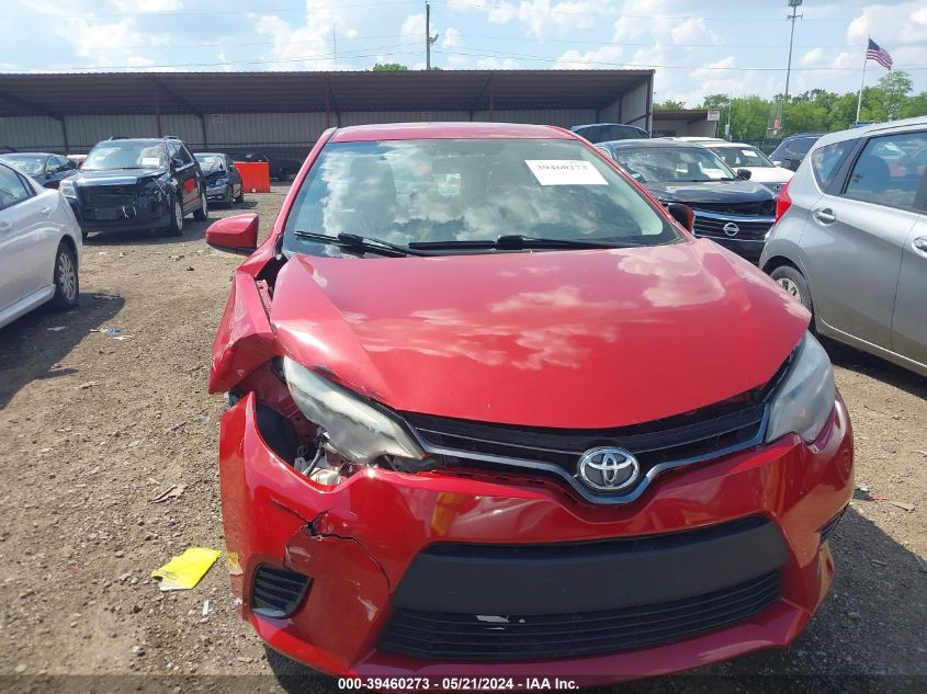 2015 Toyota Corolla Le VIN: 2T1BURHE9FC441495 Lot: 39460273