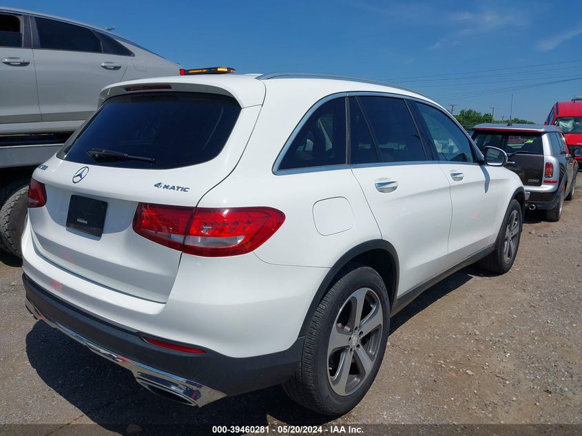2016 Mercedes-Benz Glc 300 4Matic VIN: WDC0G4KB8GF058554 Lot: 39460281