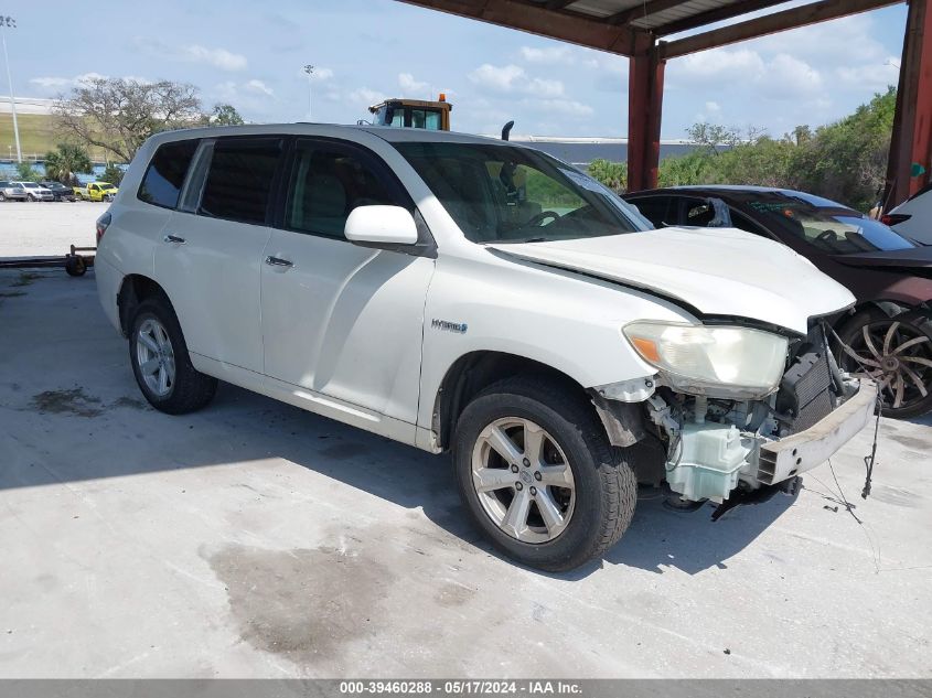 2009 Toyota Highlander Hybrid VIN: JTEEW41A592036749 Lot: 39460288