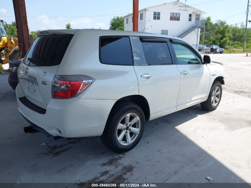 2009 Toyota Highlander Hybrid VIN: JTEEW41A592036749 Lot: 39460288