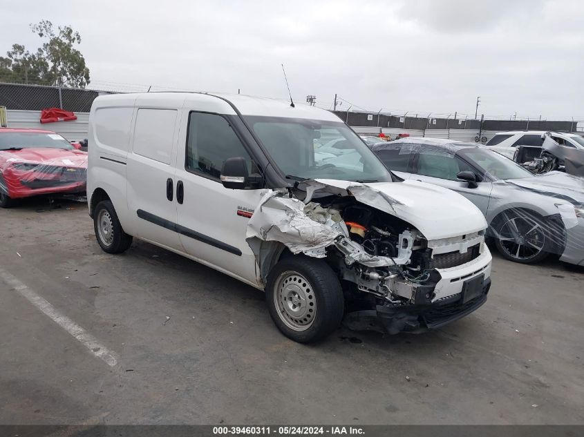 2022 Ram Promaster City Cargo Van VIN: ZFBHRFAB3N6W48452 Lot: 39460311