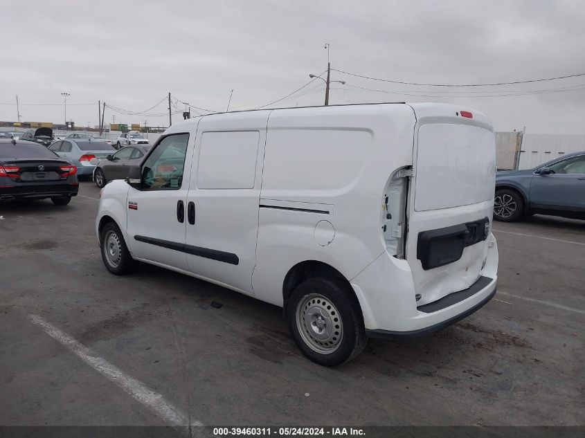 2022 Ram Promaster City Cargo Van VIN: ZFBHRFAB3N6W48452 Lot: 39460311