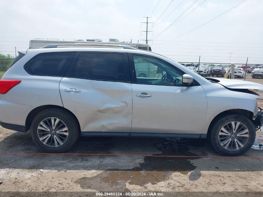 2017 Nissan Pathfinder Sl VIN: 5N1DR2MN0HC670856 Lot: 39460324