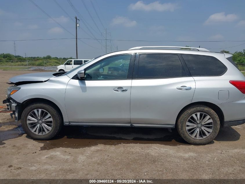 2017 Nissan Pathfinder Sl VIN: 5N1DR2MN0HC670856 Lot: 39460324