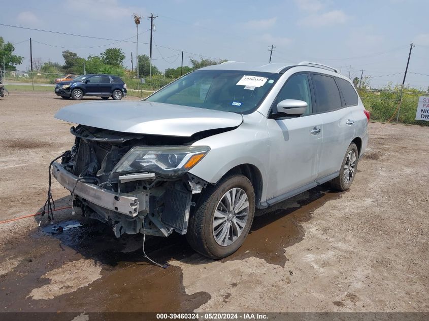 2017 Nissan Pathfinder Sl VIN: 5N1DR2MN0HC670856 Lot: 39460324