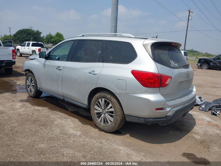 2017 Nissan Pathfinder Sl VIN: 5N1DR2MN0HC670856 Lot: 39460324