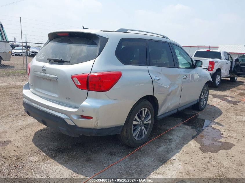 2017 Nissan Pathfinder Sl VIN: 5N1DR2MN0HC670856 Lot: 39460324