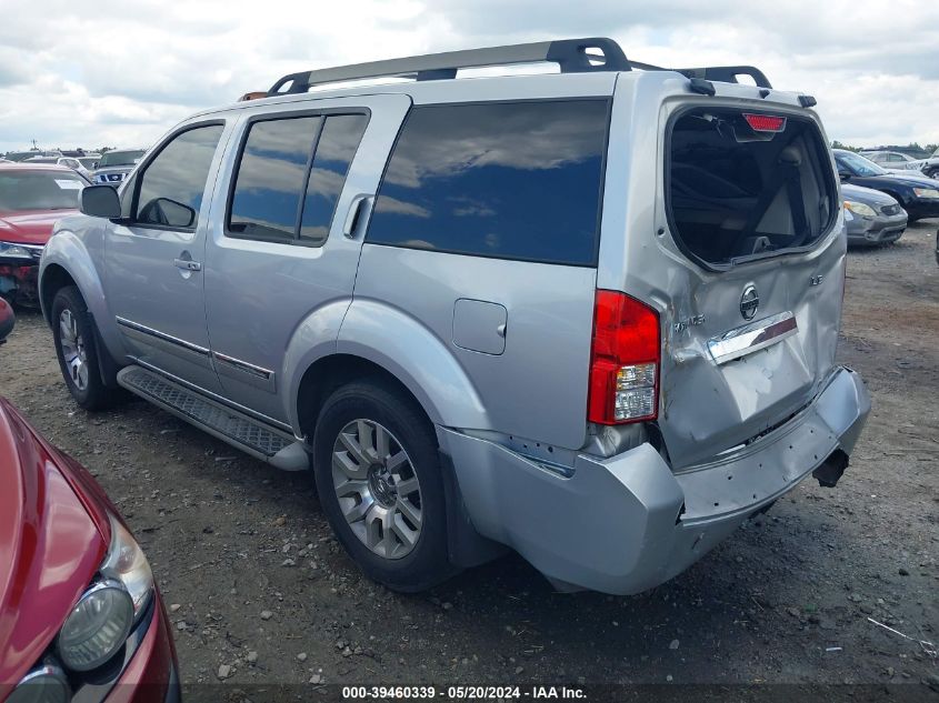 2011 Nissan Pathfinder Le VIN: 5N1AR1NN4BC622201 Lot: 39460339