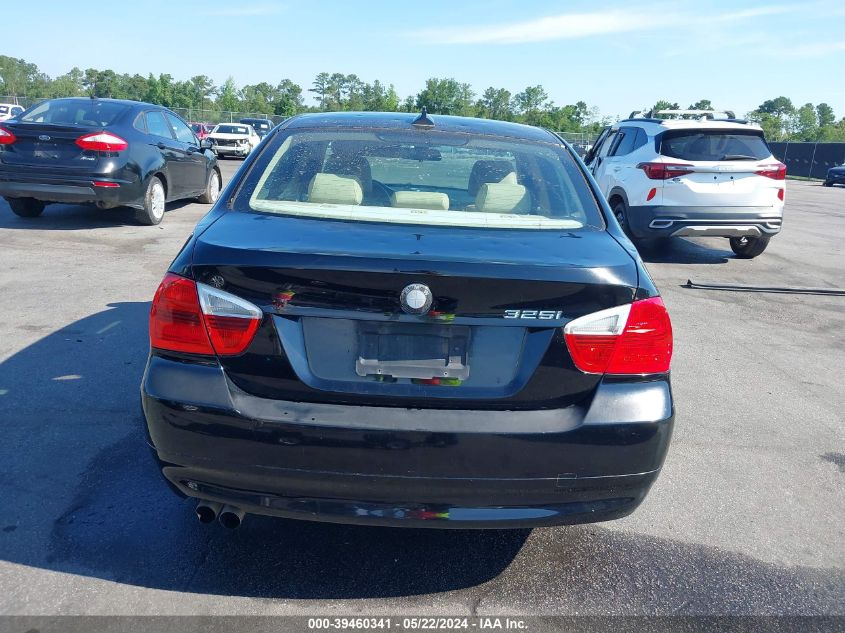 2006 BMW 325I VIN: WBAVB13536KX68210 Lot: 39460341