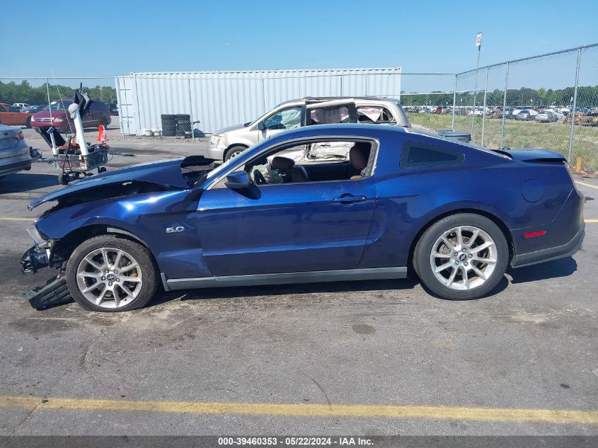 2012 Ford Mustang Gt Premium VIN: 1ZVBP8CF7C5208996 Lot: 39460353