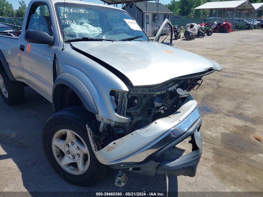 2002 Toyota Tacoma Prerunner VIN: 5TENM92N42Z122516 Lot: 39460380