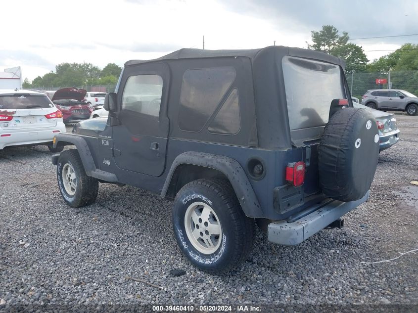 2002 Jeep Wrangler / Tj X VIN: 1J4FA39S92P736825 Lot: 39460410