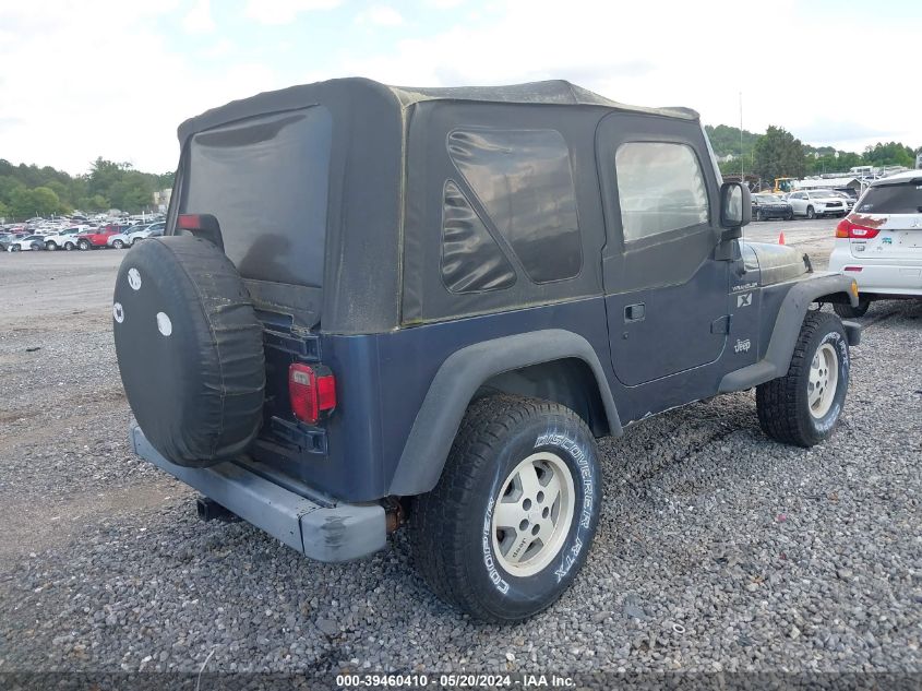 2002 Jeep Wrangler / Tj X VIN: 1J4FA39S92P736825 Lot: 39460410