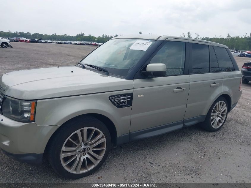2013 Land Rover Range Rover Sport Hse VIN: SALSK2D42DA762511 Lot: 39460418