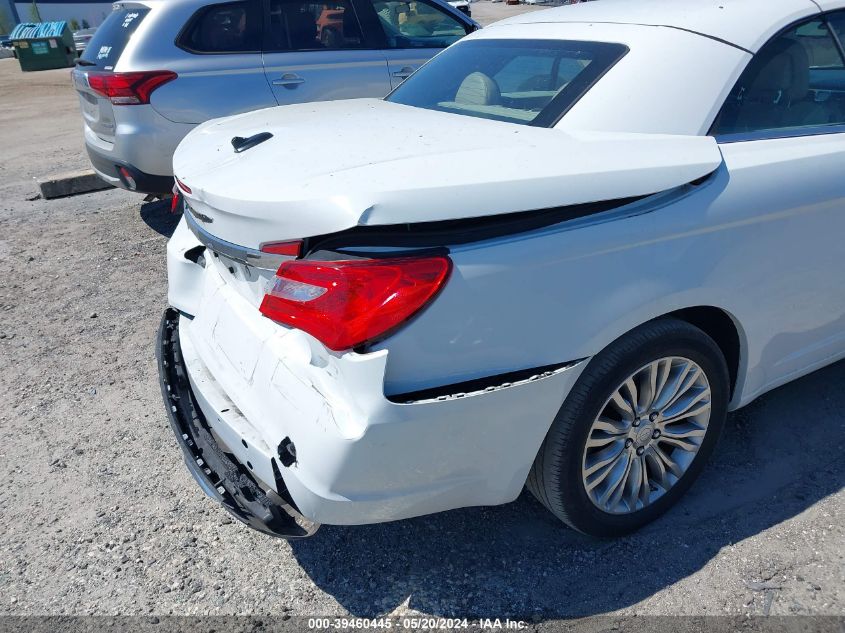 2012 Chrysler 200 Limited VIN: 1C3BCBFG5CN234159 Lot: 39460445